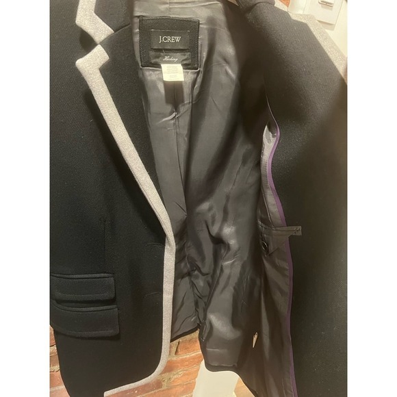 Womens J.Crew Preppy HackingWool Blazer Size 2 Business Casual Officewear - Picture 7 of 8